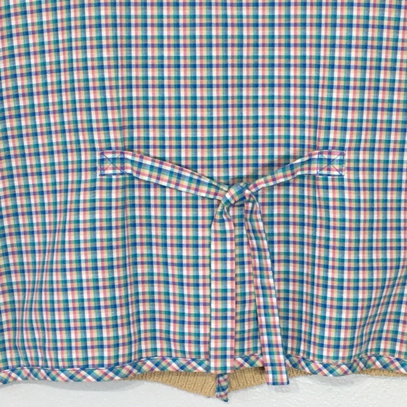 Vintage Grannycore Embroidered Mesh Crochet Vest - Picture 13 of 16